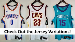 Let's Compare LeBron Westbrook Kemba Nike Swingman Jersey