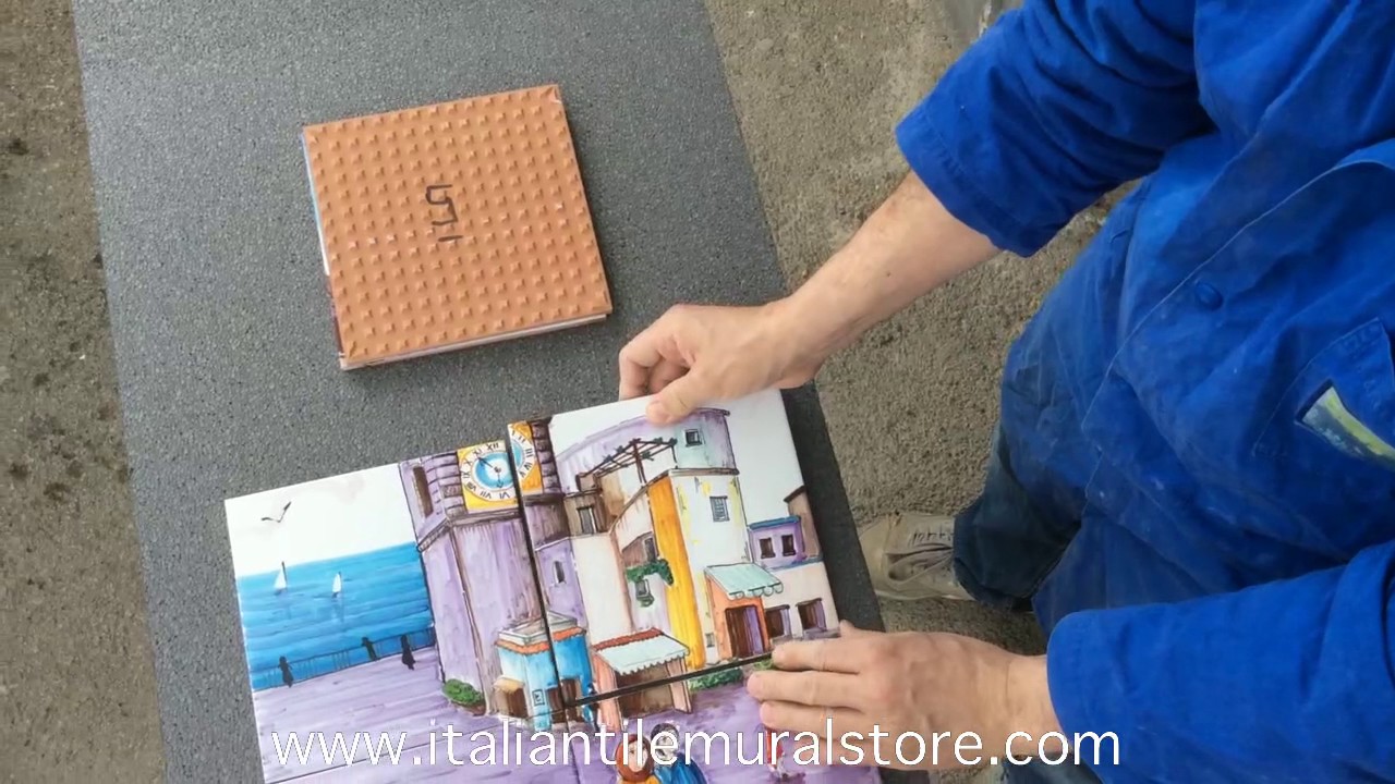 How to Install a Tile Backsplash - Italian Tile Mural Store - YouTube