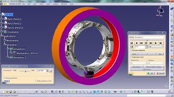 Hướng Dẫn Mô Phỏng Ổ Lăn Trong Catia -- CATIA V5 DMU Kinematic - Roll Curve Joint