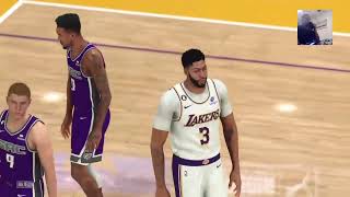 NBA 2K23 Rookie Year starting LA Lakers vs Sacramento Kings G12