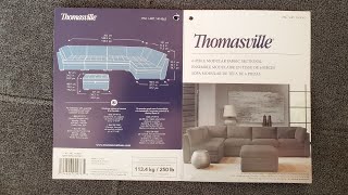 Opening & Assembly of Thomasville 6-Piece Modular Fabric Sectional | Costco Furniture Review