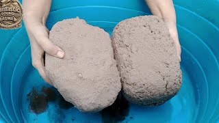 Bombastic video super Soft Clay crumble dry on claypot and water 💦💦💦paste Play satisfying sound ASMR screenshot 2