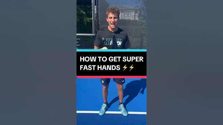 Tricks for SUPER fast hands at the kitchen in #pickleball