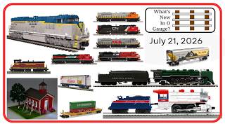 Awesome New O gauge trains from Lionel , MTH, Menards and more!