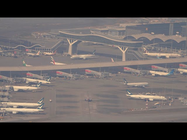 Hong Kong Chek Lap Kok VHHH with Air traffic contol - YouTube
