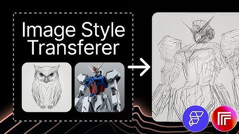 Build a Simple NoCode AI Image Style Transferer App w/ #FlutterFlow and #Replicate