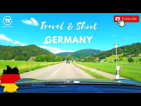 A Path toward Paradise | Driving in Germany | From Kirchzarten to Titisee  | 4K Video