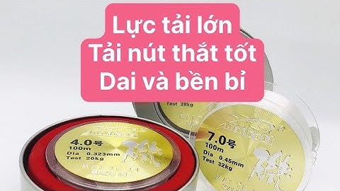 Cước câu cá hộp sắt đài loan sử dụng câu đơn đài lure