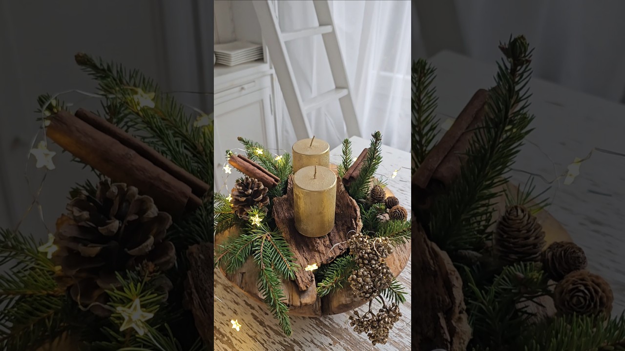 Schnelle und günstige Adventsdeko 🕯🤎