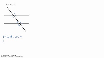 ACT Math - Parallel Line Rules