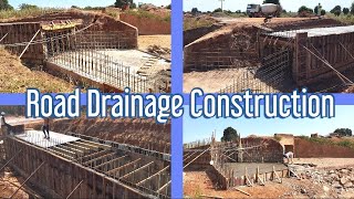 Road Drainage Construction | Culvert Wall | Building a Culvert