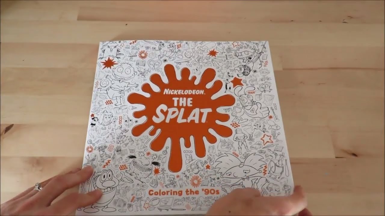 NICKELODEON COLOURING BOOK ADULT COLORING BOOK SPLAT