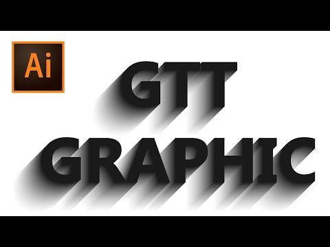3D Gritty Shadow Text Effect | Adobe Illustrator Tutorial