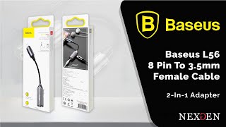 Baseus L56 8 Pin To 3.5mm Female Cable Adapter Unboxing