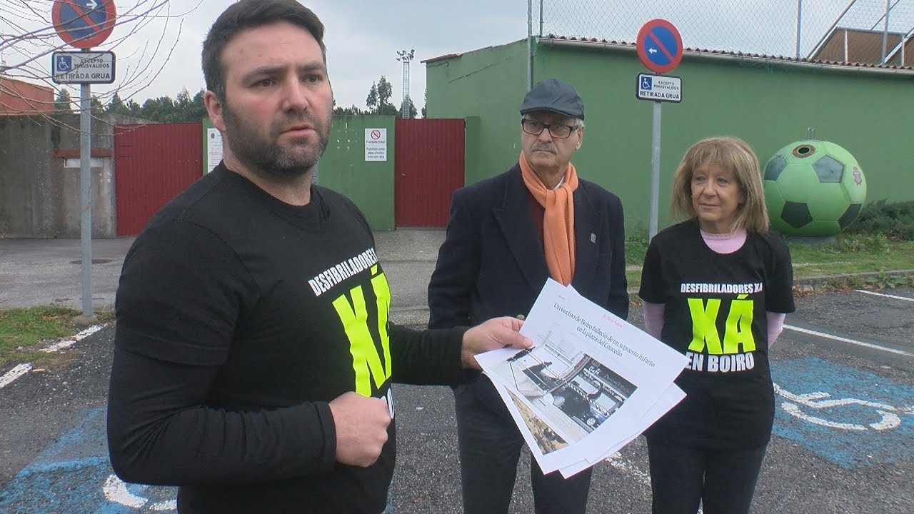 IC Boiro pide que se doten de desfibriladores as instalacións deportivas do concello canales