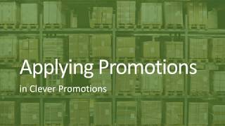 Applying Promotions