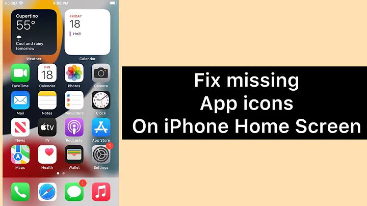 How to recover missing app icons on iPhone Home Screen