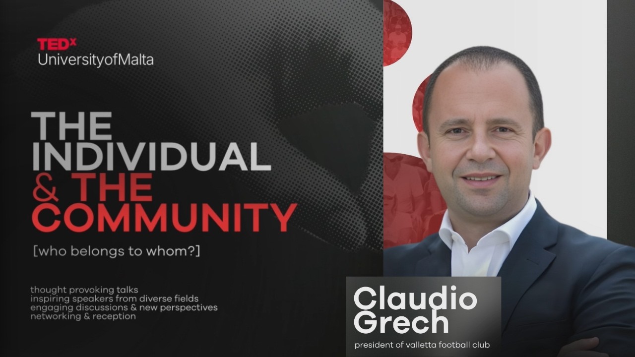 From Team to Community: The Power of a Shared Goal | Claudio Grech | TEDxUniversityofMalta