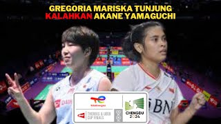 Gregoria Kalahkan Yamaguchi. #ubercup2024 #badminton #bwf #akaneyamaguchi