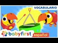 Vocabulario para Niños | Huevos Surpresas con Larry | Instrumentos musicales | BabyFirst TV Español