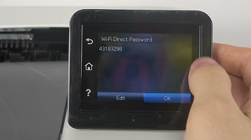 How to Set Up WiFi Direct on HP Color LaserJet Pro M252dw