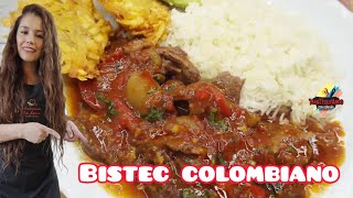 Cómo hacer CARNE EN  BISTEC ???COLOMBIANO súper delicioso te va a ENCANTAR ?