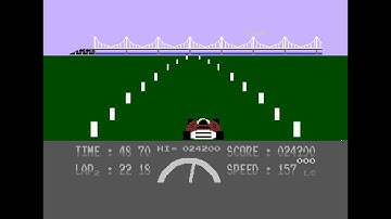 Fomula 1 Simulator - C16 Commodore 16 game playthrough with commentary