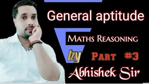 Maths Reasoning | General Aptitude | Maths by Abhishek jaiswal
