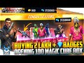 Buying 2 Lakh +💎 Badges & Opening 50 Magic Cube Boxes | 50,000 Diamond To You - Garena Free Fire