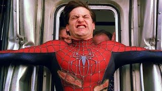 Spider-Man 2 (2004) || Peter stops the train || TELUGU HD || CLASSIC SCENES