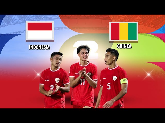 🔴LIVE I INDONESIA U-23 VS GUINEA U-23 | PLAY OFF OLIMPIADE PARIS 2024 class=