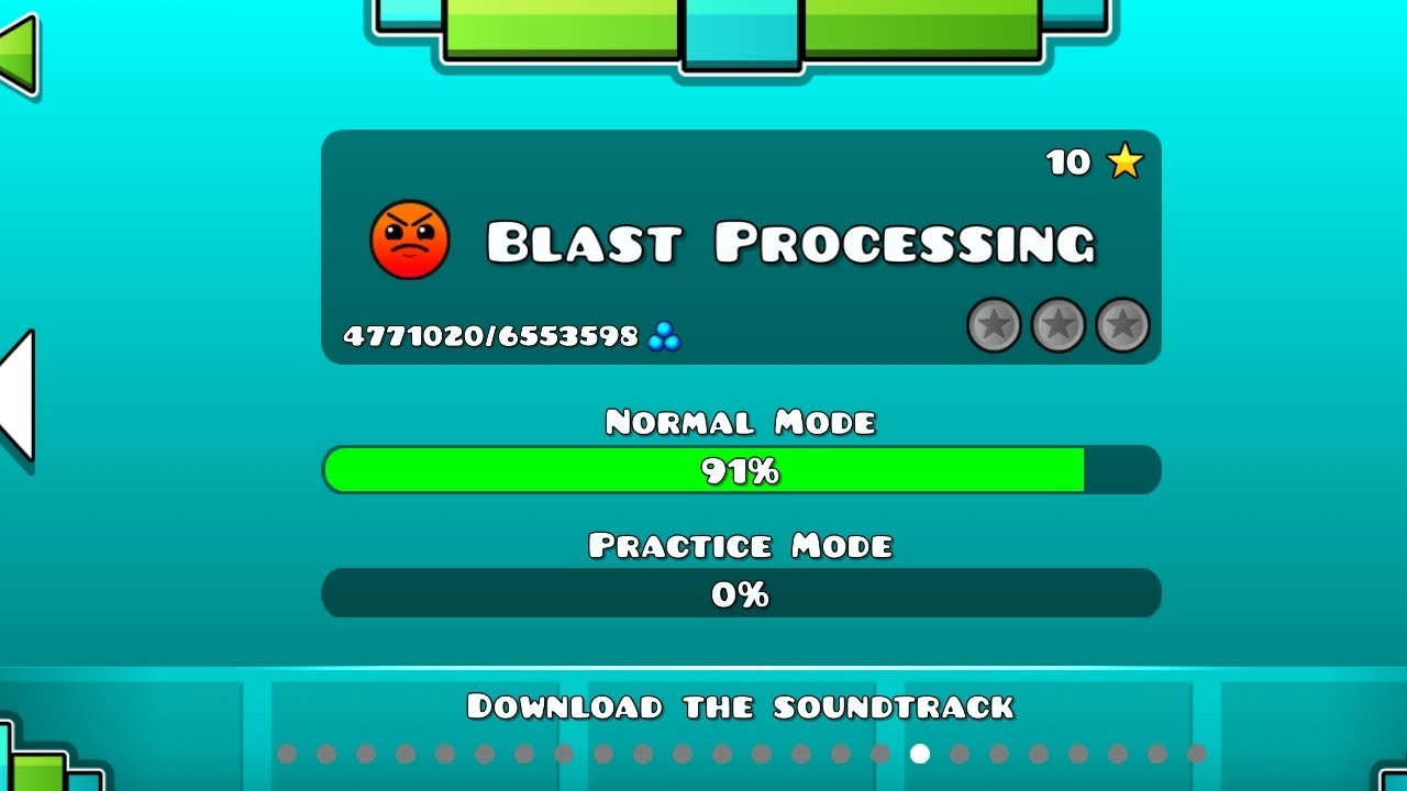 Blast Processing (100%) | Geometry Dash | NauvalGD - YouTube
