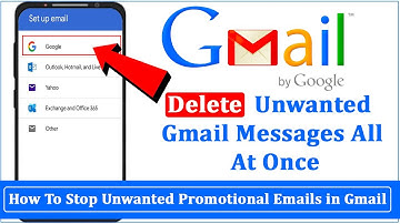 How To Stop Unwanted Promotional Emails in Gmail | Delete  All Gmail Messages  At Once