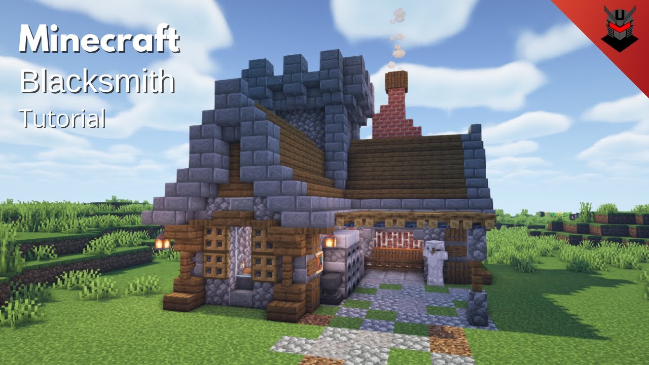 Minecraft: How to Build a Medieval Blacksmith (Tutorial)