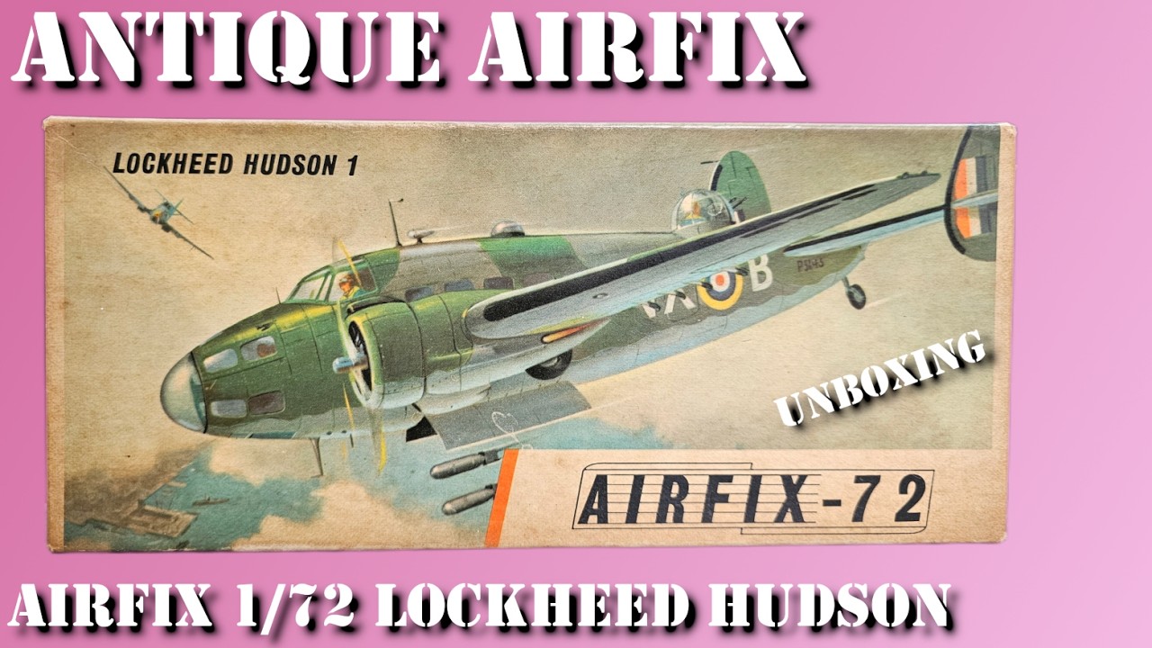 60 year old Airfix Lockheed Hudson unboxing - will it make me like