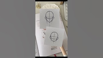 cách vẽ tỷ lệ mặt bình thường và mặt chibi 🤧 #art #drawing