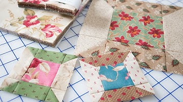 Easy Spool Quilt Block Featuring Precut Fabrics by Edyta Sitar - Fat Quarter Shop