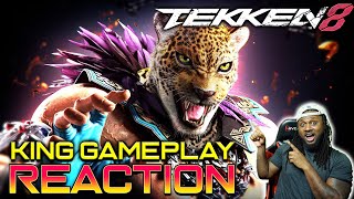 King Looks STRONG! (King Gameplay Trailer REACTION! | Tekken 8)