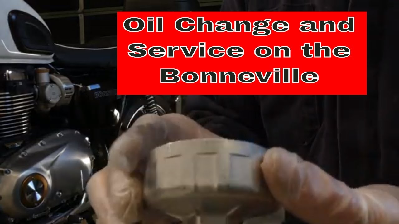Bonneville Oil Change YouTube