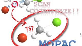 MOPAC Tutorial：Transition state Optimization3