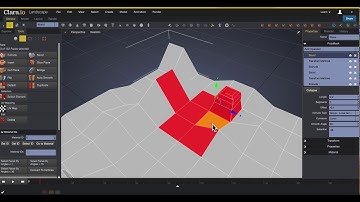 7 Clara.io-Modeling a landscape
