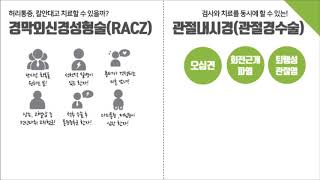 [성베드로병원] 경막외신경성형술(RACZ) & 관절내시경(관절경수술)