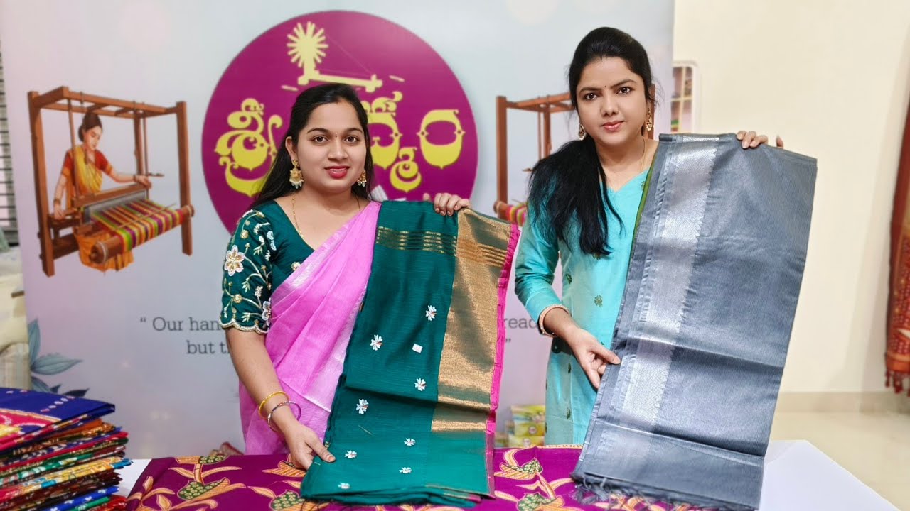 హాట్ హాట్ సమ్మర్ లో కూల్ కాటన్ హాండ్లూమ్ చీరలు వీవర్ ధరలో #sripadmamhandlooms
