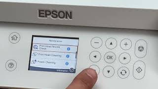Epson SureColor F170 Control Panel Overview & Printer Settings