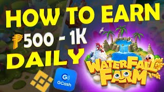 WATERFALL FARM PLAY TO EARN | WITHDRAW PROOF TO BINANCE | HOW TO EARN ₱500+ DAILY screenshot 5