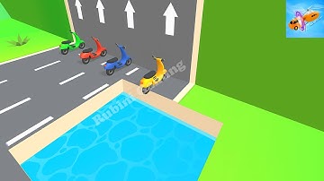 Shape shifting 🏃‍♂️🚗🚲🚦All Levels Gameplay Walkthrough Android,ios Max Level Ep 15