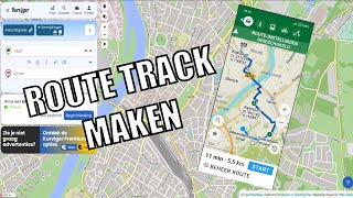 Smartphone navigatie van A tot Z voor de Motor Route track maken in Kurviger screenshot 2