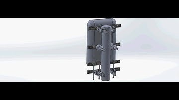 Solidworks Motion Study Pipe Climbing Robot (Vertical 90mm Pipe)