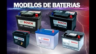 Modelos de Baterías Bosch Modelos de Baterías Bosch