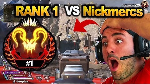 Nickmercs vs Rank 1 in predator lobby